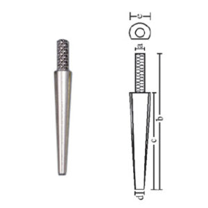 Штифты Dowel Pin New серебристые 20 мм, 100 шт.