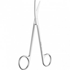 Asa Dental 0322-2 ножницы анатомические изогнутые, 14,5 см