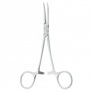 Asa Dental 0520-2 "Москит" зажим гемостатический (щипцы), изогнутый, 14 см