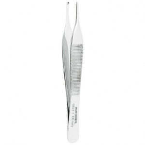 Asa Dental 0621-1 Adson 1x2 пинцет хирургический прямой, для мягких тканей, 12 см