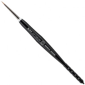MPF Optimum Ceramic Brush Stain кисть с рукояткой цвета Black (черный), натуральный ворс Kolinsky, для красителей, 1 шт.