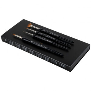 MPF Optimum Spring Master Kit набор из 4 кистей, кисть для красителей, опаков, контурирования и кисть для керамики Optimum Spring размер 4