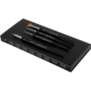 MPF Optimum Spring Master Kit набор из 4 кистей, кисть для красителей, опаков, контурирования и кисть для керамики Optimum Spring размер 6