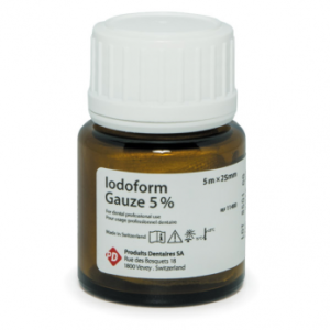 Iodoform Gauze 5% йодоформный бинт, 5 м х 25 мм