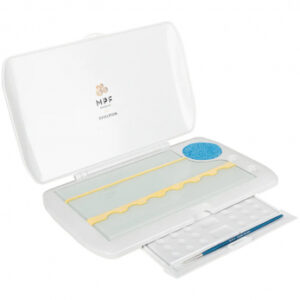 MPF Evolution Master Ceramic Palette White палитра для замешивания керамики и красителей, со стеклянной рабочей поверхностью, с кистью