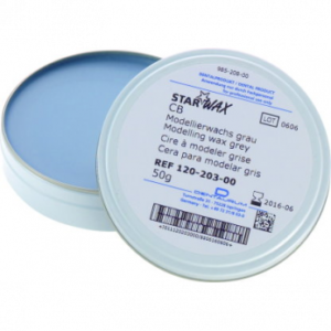 Dentaurum StarWax CB Modelling wax grey воск моделировочный, серый, 50 г