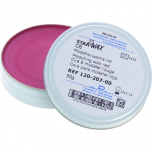 Dentaurum StarWax CB red воск моделировочный, красный, 50 г