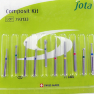 Jota Composite Kit набор боров для терапии, 10 инструментов