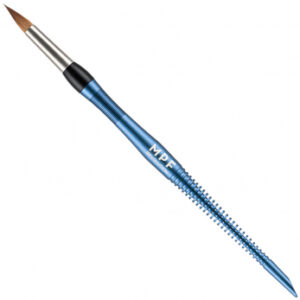 MPF Revolution Brush кисть с рукояткой цвета Sea Blue (морской синий), натуральный ворс Kolinsky, размер 8, 1 шт.