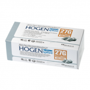 Hogen Spitze иглы стоматологические одноразовые, типоразмер 27G, 0,4 х 38 мм, 100 шт.