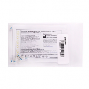 YDM COBY STR-U2R-018 брекеты из диоксида циркония, верхние, правые на 2 зуб, .018", 10 шт.