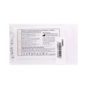 YDM COBY STR-U3R-018H брекеты из диоксида циркония, верхние, правые на 3 зуб, .018", с крючком, 10 шт.