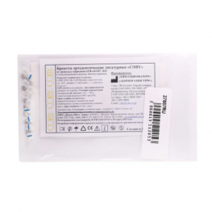 YDM COBY STR-U3L-018H брекеты из диоксида циркония, верхние, левые на 3 зуб, .018", с крючком, 10 шт.