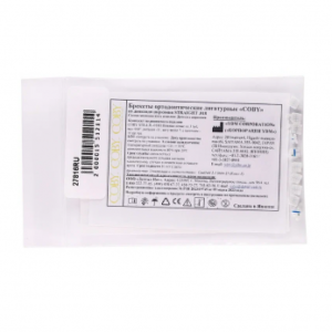 YDM COBY STR-L3L-018H брекеты из диоксида циркония, нижние, левые на 3 зуб, .018", с крючком, 10 шт.