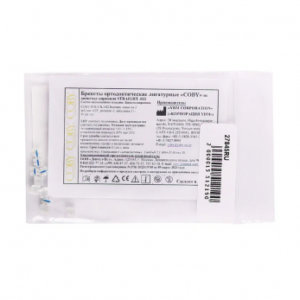 YDM COBY STR-U3L-022 брекеты из диоксида циркония, верхние, левые на 3 зуб, .022", 10 шт.