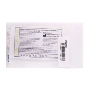 YDM COBY STR-L12-022 брекеты из диоксида циркония, нижние, правые, левые на 1-2 зубы, .022", 10 шт.