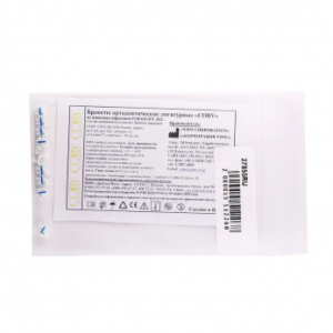 YDM COBY STR-L3R-022H брекеты из диоксида циркония, нижние, правые на 3 зуб, .022", с крючком, 10 шт.