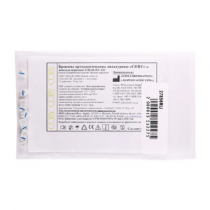 YDM COBY STR-L3L-022H брекеты из диоксида циркония, нижние, левые на 3 зуб, .022", с крючком, 10 шт.