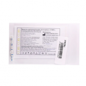 YDM COBY STR-L4-022 брекеты из диоксида циркония, нижние, правые, левые на 4 зуб, .022", 10 шт.