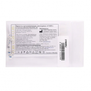 YDM COBY STR-L5-022 брекеты из диоксида циркония, нижние, правые, левые на 5 зуб, .022", 10 шт.