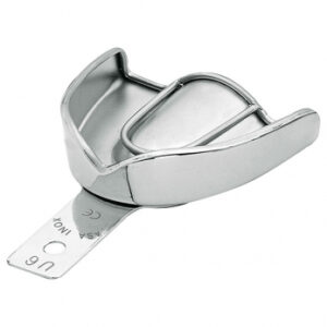 Asa Dental Perma-Lock High Grip ложка слепочная из нержавеющей стали верхняя, без перфорации, c увеличенным бортиком, размер XL