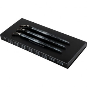 MPF Composite Flat Brush Angled 3 in 1 kit набор из 3 угловых плоских кистей для композитных материалов