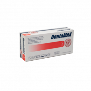 Archdale DentaMAX перчатки смотровые, латексные, нестерильные, неопудренные, двойного хлорирования, цвет светло-желтый, размер L, 50 пар