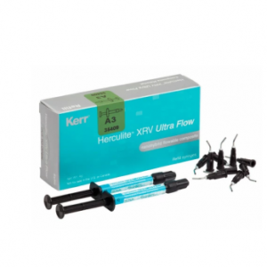 Herculite XRV Ultra Flow наногибридный текучий композит, цвет A1, 2 шприца х 2 г