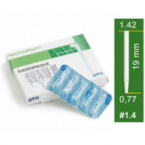 Matchpost стекловолоконные штифты №1.4 диаметр 1,42 мм, длина 19 мм, 10 шт.