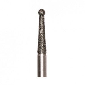 Jota 802LG.FG.016 бор алмазный, форма шар (конус с шариком на конце), диаметр 1,6 мм, 5 шт.