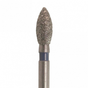 Jota 830.FG.016 бор алмазный, форма пламя, диаметр 1,6 мм, 5 шт.