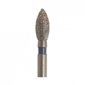 Jota 830.FG.021 бор алмазный, форма пламя, диаметр 2,1 мм, 5 шт.