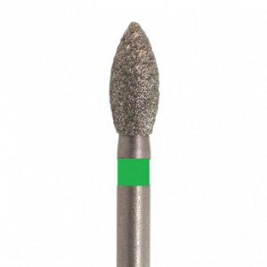 Jota 830G.FG.023 бор алмазный, форма пламя, диаметр 2,3 мм, 5 шт.