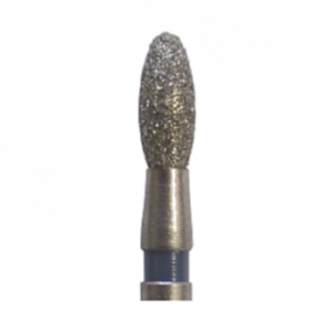 Jota 833.FG.016 бор алмазный, форма яйцо, диаметр 1,6 мм, 5 шт.