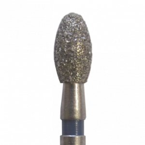 Jota 833.FG.018 бор алмазный, форма яйцо, диаметр 1,8 мм, 5 шт.