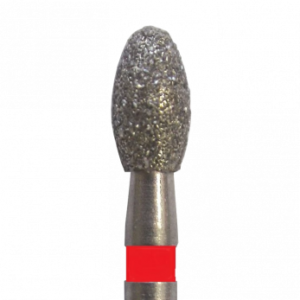 Jota 833F.FG.012 бор алмазный, форма яйцо, диаметр 1,2 мм, 5 шт.