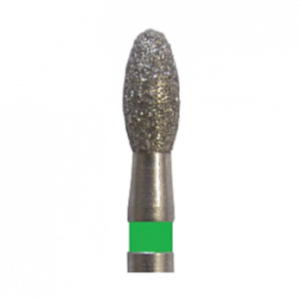 Jota 833G.FG.018 бор алмазный, форма яйцо, диаметр 1,8 мм, 5 шт.