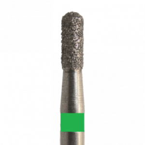Jota 838G.FG.012 бор алмазный, форма цилиндр закругленный, диаметр 1,2 мм, 5 шт.