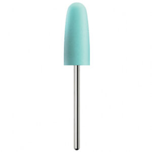 Kenda Acrylic Blue полир для акриловых зубных протезов, форма конус закруглённый, диапазон полировки 150-63 мкм, рабочая часть 10 x 24,5 мм, 6 шт.