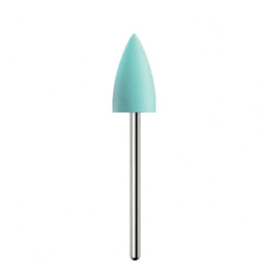 Kenda Acrylic Blue полир для акриловых зубных протезов, форма конус, диапазон полировки 150-63 мкм, рабочая часть 10 x 18 мм, 6 шт.