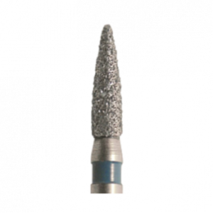 Jota 861.FG.012 бор алмазный, форма цилиндр заостренный, диаметр 1,2 мм, 5 шт.