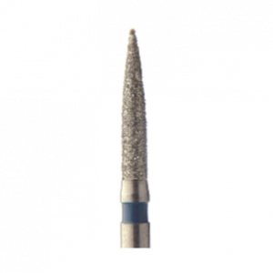 Jota 862.FG.012 бор алмазный, форма цилиндр заостренный, диаметр 1,2 мм, 5 шт.