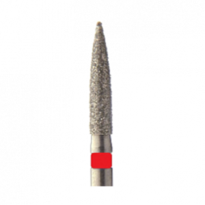 Jota 862F.FG.016 бор алмазный, форма цилиндр заостренный, диаметр 1,6 мм, 5 шт.