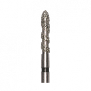 Jota 868P.FG.012 бор алмазный, форма цилиндр заостренный, диаметр 1,2 мм, 5 шт.