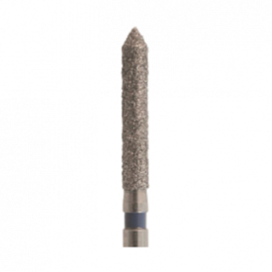 Jota 886.FG.016 бор алмазный, форма цилиндр заостренный, диаметр 1,6 мм, 5 шт.