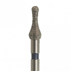 Jota 893.FG.023 бор алмазный, форма конус закругленный с вогнутыми сторонами, диаметр 2,3 мм, 5 шт.
