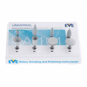 EVE Ernst Vetter UNIVERSAL RA 101 набор полиров, универсальные, тип наконечника RA (угловой), 8 штук