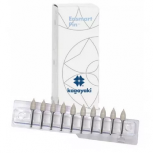 Kagayaki Ensmart Pin 125 полиры, форма пуля, на пластиковой ножке, цвет белый, 30 шт.