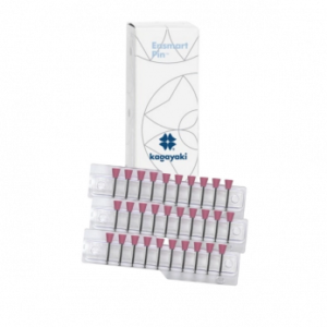 Kagayaki Ensmart Pin 32 полиры, форма чашка, на пластиковой ножке, цвет розовый, 30 шт.