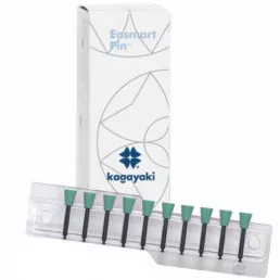 Kagayaki Ensmart Pin 70 полиры, форма чашка, на пластиковой ножке, цвет зеленый, 30 шт.